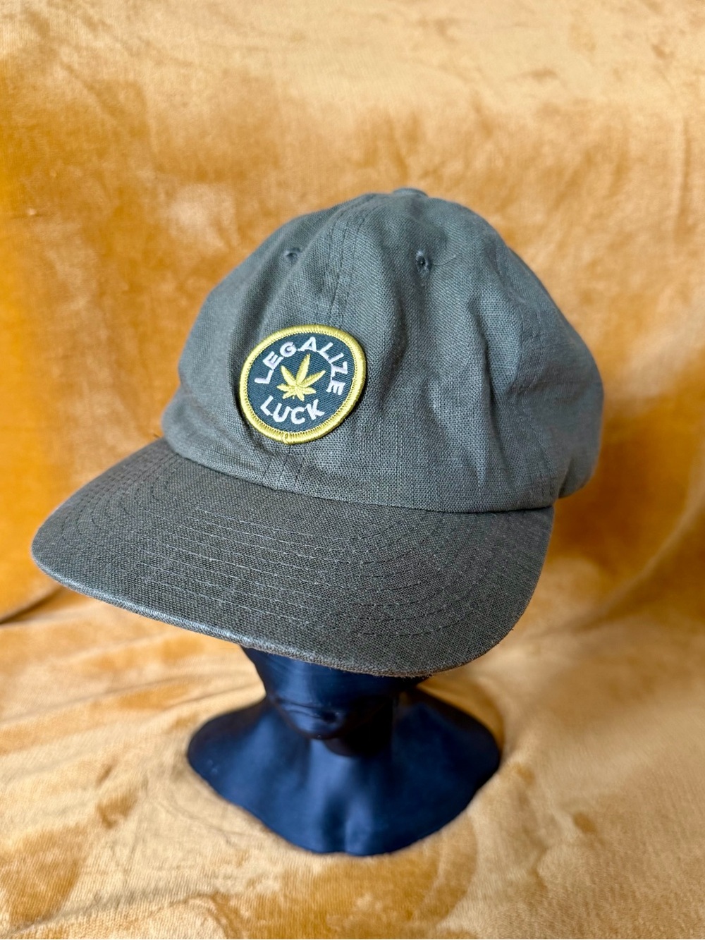 “Legalize Luck” Willie Nelson Patch Hemp Hat